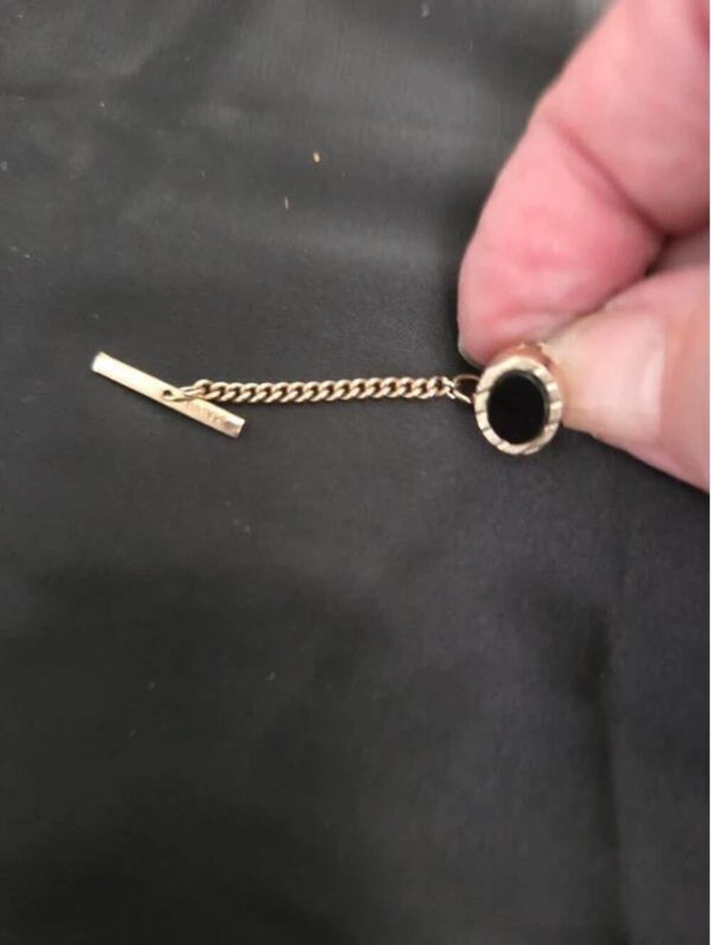212.  Gold Tie Pin